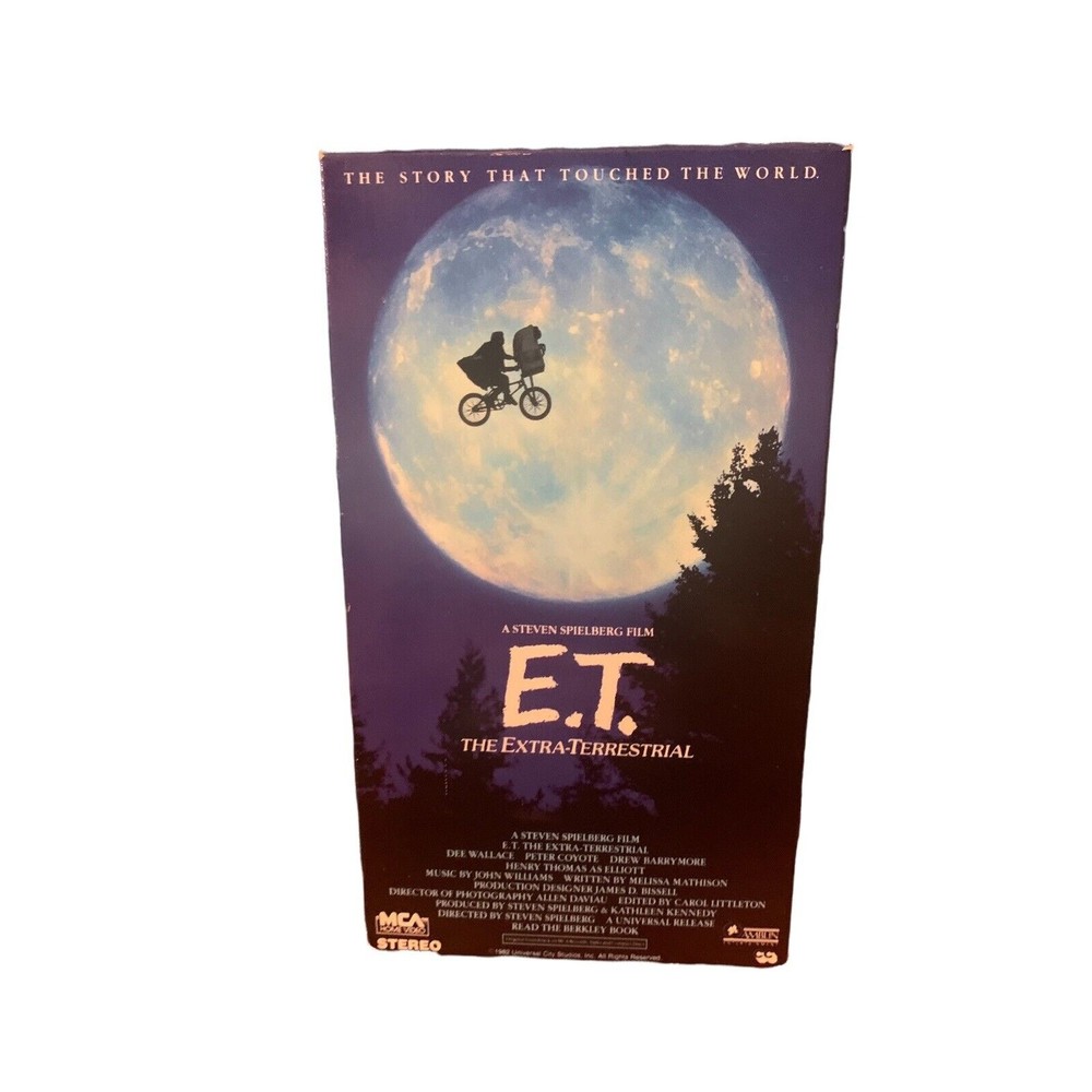 ET The Extra Terrestrial VHS 1988 Release Green Version
